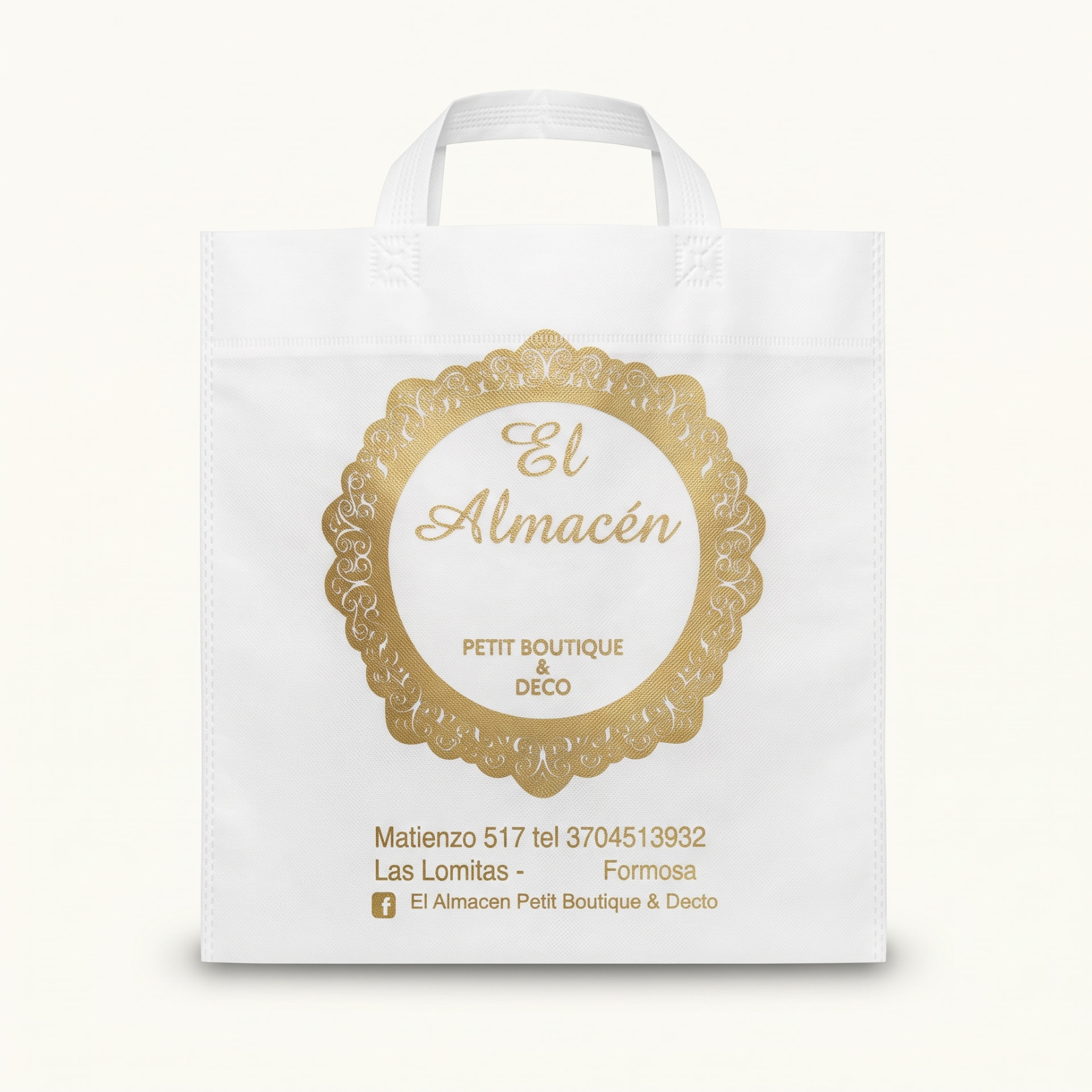 Bolsa personalizada para El Almacén — Petit Boutique & Deco