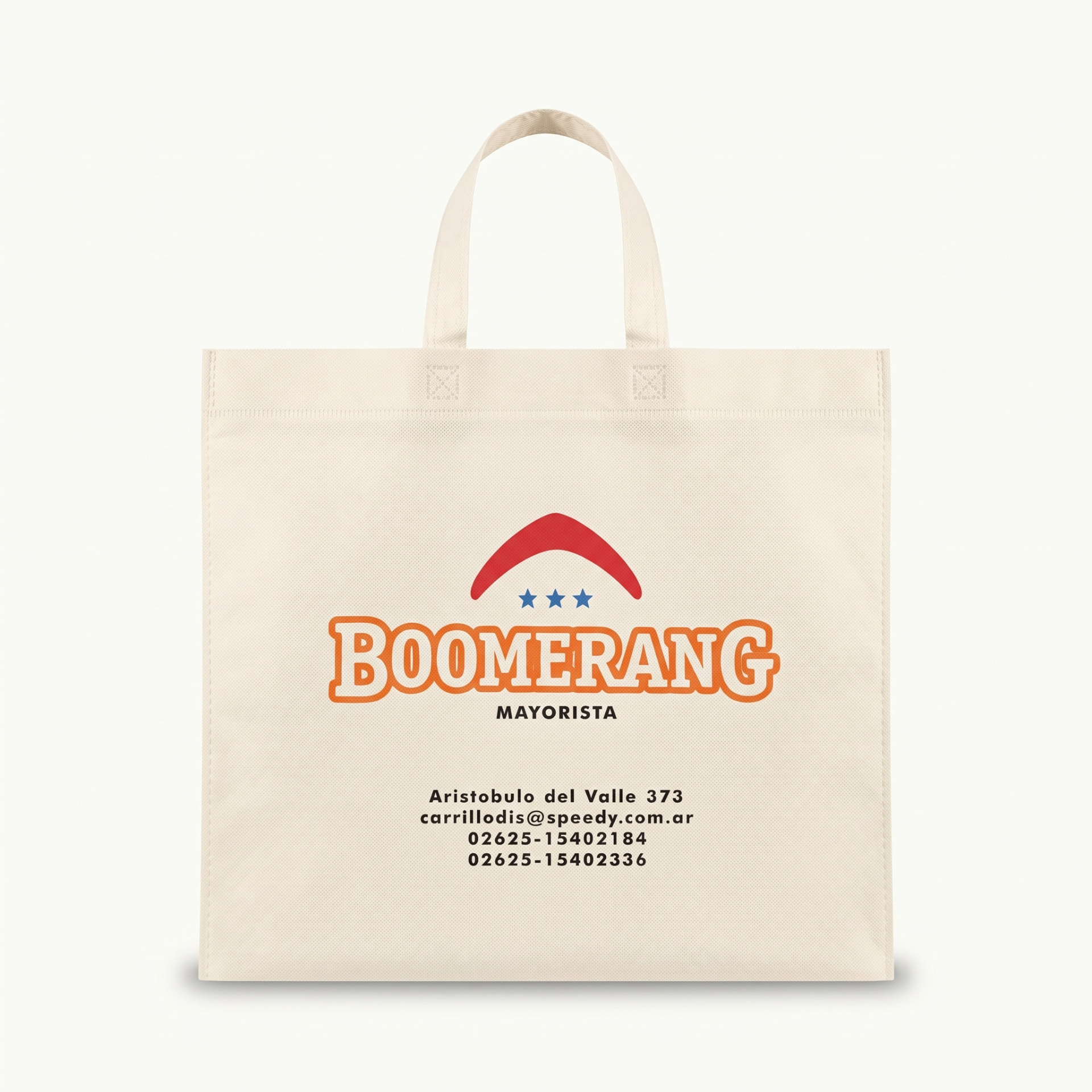 Bolsa personalizada para Boomerang Mayorista